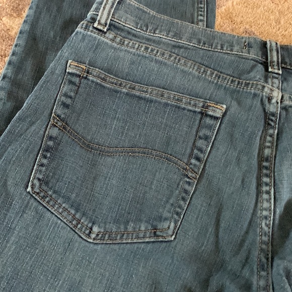 Lee Regular Fit Straight Leg Jeans 33 x 30 - Picture 7 of 8